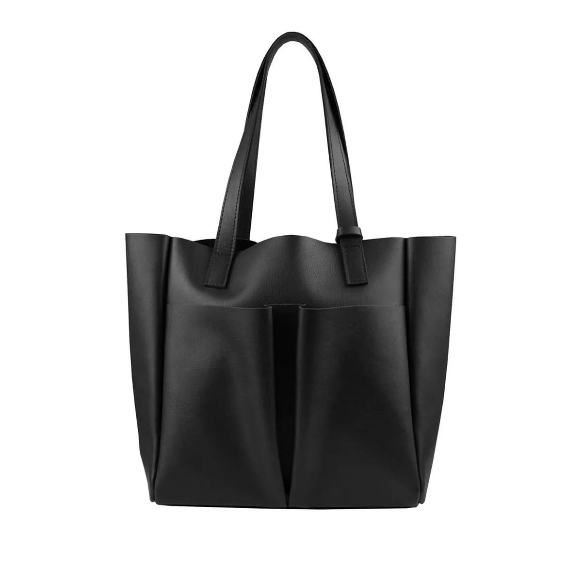 Классическая черная сумка-тоут (tote bag)